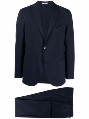 Boglioli notched-lapel single-breasted suit - Blue