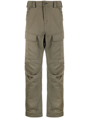 Koché straight-leg cargo trousers - Green