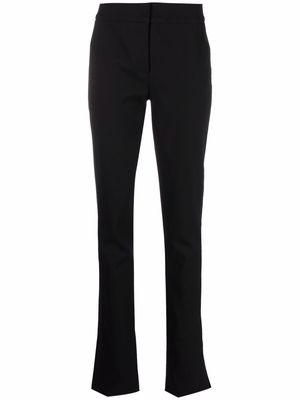 Oscar de la Renta high-rise tailored trousers - Black