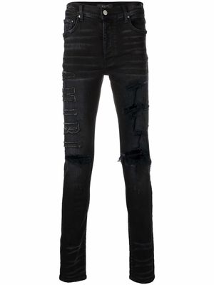 AMIRI ripped skinny jeans - Black