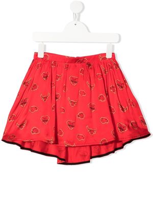 Kenzo Kids Chinese New Year skirt - Red