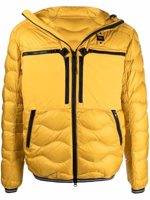 Blauer quilted-finish puffer jacket - Yellow