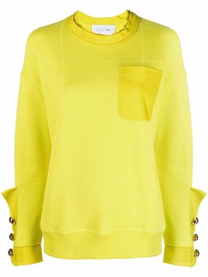 AZ FACTORY chest patch pocket sweatshirt - Yellow