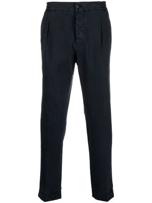 Kiton mid-rise straight trousers - Blue
