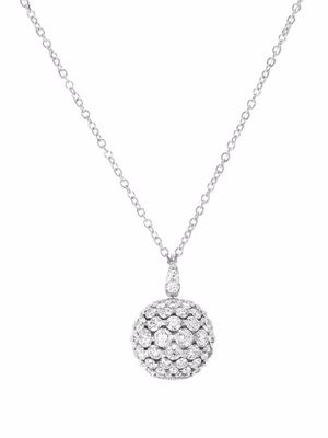 Boghossian 18kt white gold Merveilles sphere diamond pendant necklace - Silver