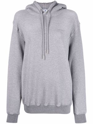 Off-White Diag-print hoodie - Grey