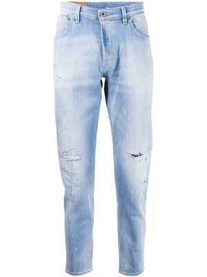 DONDUP distressed straight-leg jeans - Blue