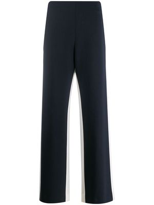 Monse knit-band high-waisted trousers - Blue