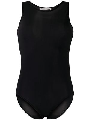Jil Sander fitted sleeveless bodysuit - Black