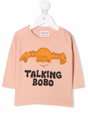 Bobo Choses Talking Bobo T-shirt - Pink