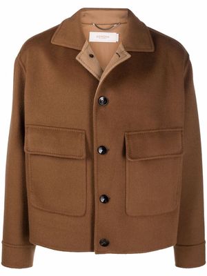 Agnona button-down tailored jacket - Brown
