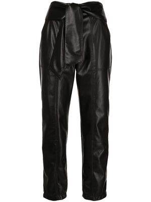 Jonathan Simkhai Tessa faux-leather trousers - Black