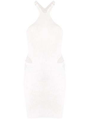 Dion Lee cut-out detail sleeveless dress - White
