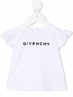 Givenchy Kids embroidered-logo T-shirt - White
