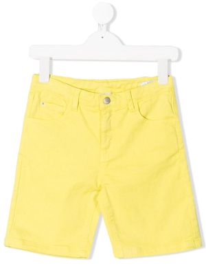 Knot Eddie denim shorts - Yellow