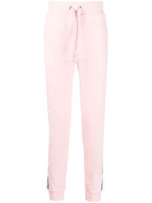 Moschino logo-tape sweatpants - Pink