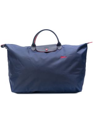 Longchamp large Le Pliage travel bag - Blue