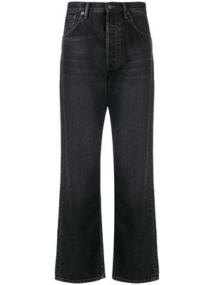 Acne Studios bootcut cropped jeans - Black