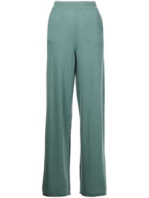 Loulou Studio straight cashmere trousers - Green