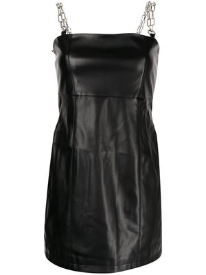 Rokh chain strap mini dress - Black