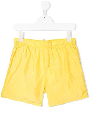 Dsquared2 Kids logo-print swim shorts - Yellow