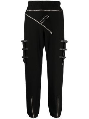Takahiromiyashita The Soloist safety-pin detail trousers - Black