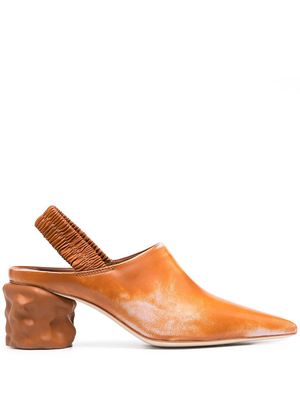 CamperLab Juanita slingback shoes - Brown