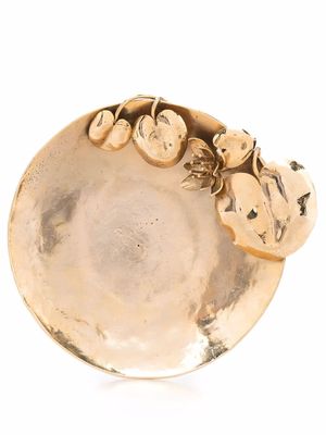 Goossens Waterlilies trincket bowl - Gold