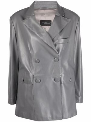 Manokhi double-breasted tailored blazer - Grey