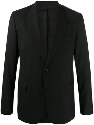 AMI Paris lined two buttons jacket - Black