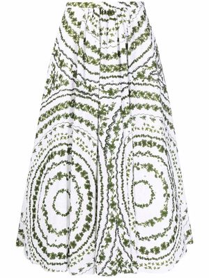 Giambattista Valli high-waisted A-line skirt - White
