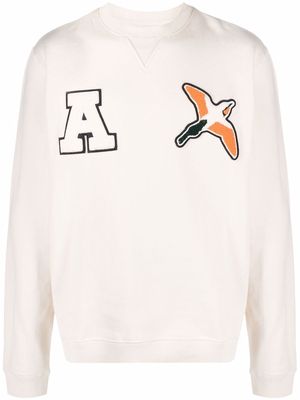 Axel Arigato logo print sweatshirt - Neutrals