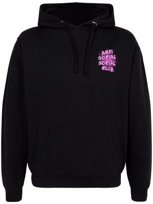 Anti Social Social Club I See Pink hoodie - Black
