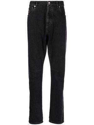 Brunello Cucinelli slim-cut denim jeans - Black