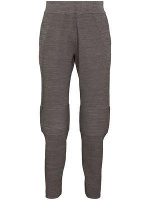 Snow Peak tapered-leg knitted track pants - Grey