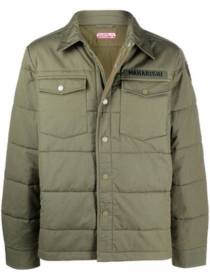 Maharishi quilted cotton jacket - Green