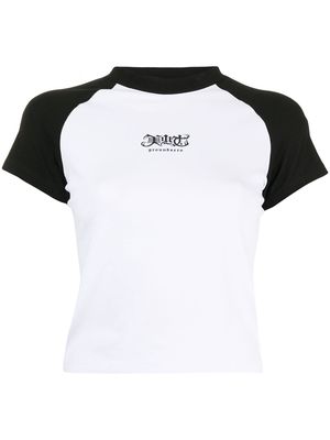 Ground Zero logo-print T-shirt - White