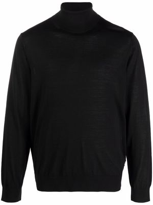 Z Zegna roll-neck knitted jumper - Black