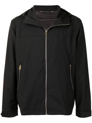 PAUL SMITH zip-up wool jacket - Black