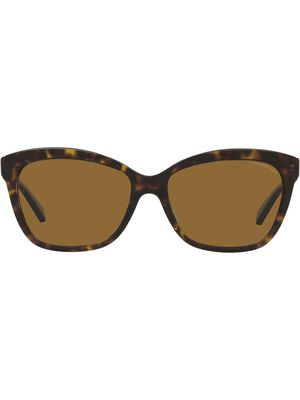Coach tortoiseshell-frame sunglasses - Brown