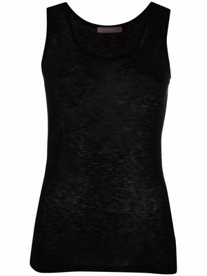 12 STOREEZ knitted tank top - Black