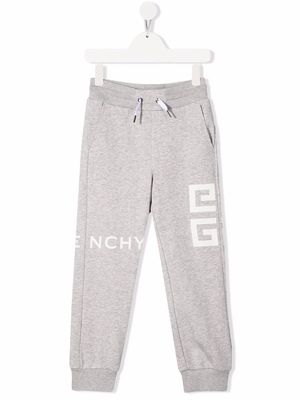 Givenchy Kids logo-print track pants - Grey
