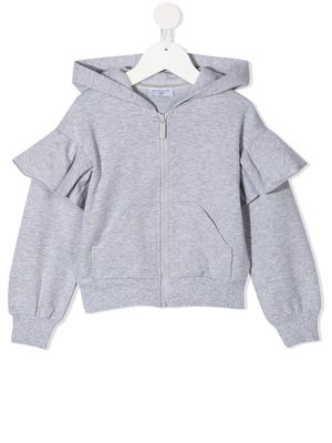 Monnalisa Ariel print hoodie - Grey