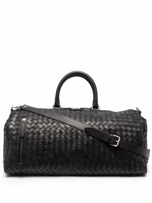 Officine Creative Armor 01 woven leather tote bag - Black