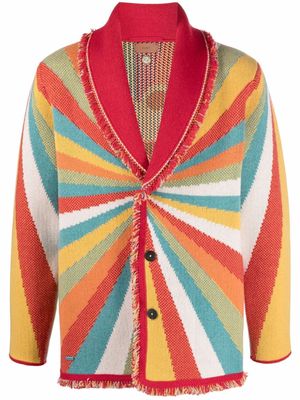 Alanui Psychedelic Lips Icon cardigan - Red