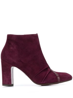 Chie Mihara Erina y-strap ankle boots - Red