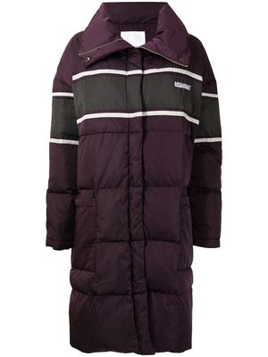 Ground Zero Midnight Express feather-down padded coat - Purple