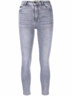 Philipp Plein skinny cropped faded jeans - Grey