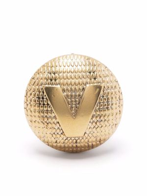 VETEMENTS V-logo stud earring - Gold