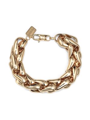 Lauren Rubinski 14K yellow gold chunky chain bracelet